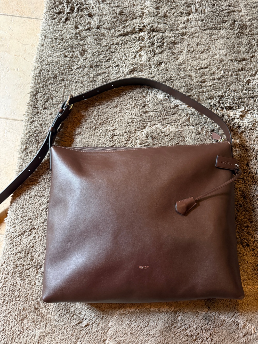Coach Mott Messenger Bag (Large/Original) Maple CCB56 - Never Used, Dust Bag
